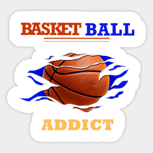 Basketball addict Sticker